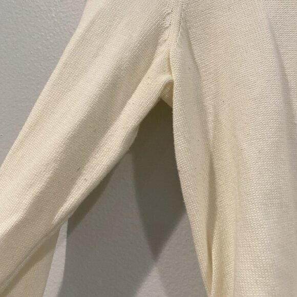 Motherhood Maternity Off-White Maternity Sweater with Wide Sleeves - Size Medium - Picture 4 of 5